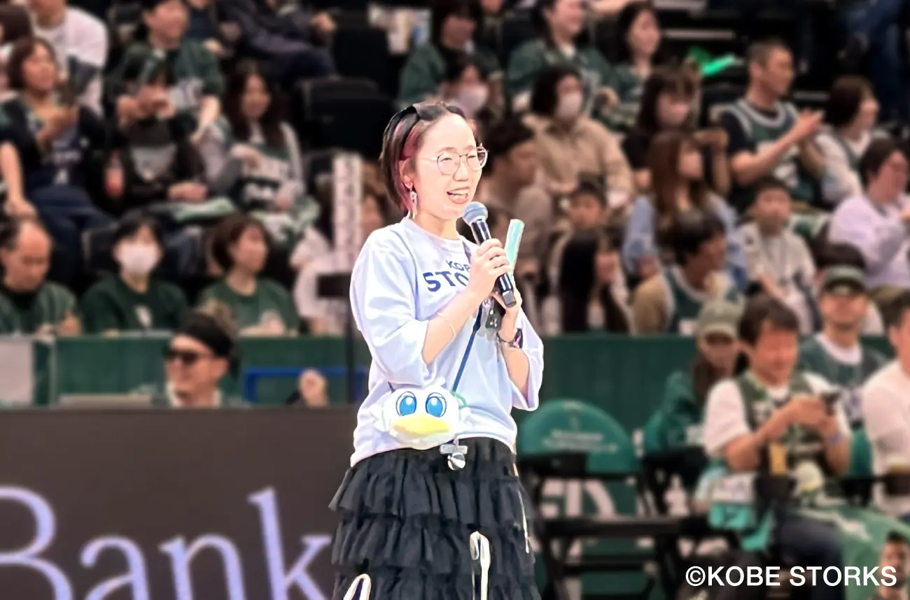 神戸ストークス『冠試合』の様子