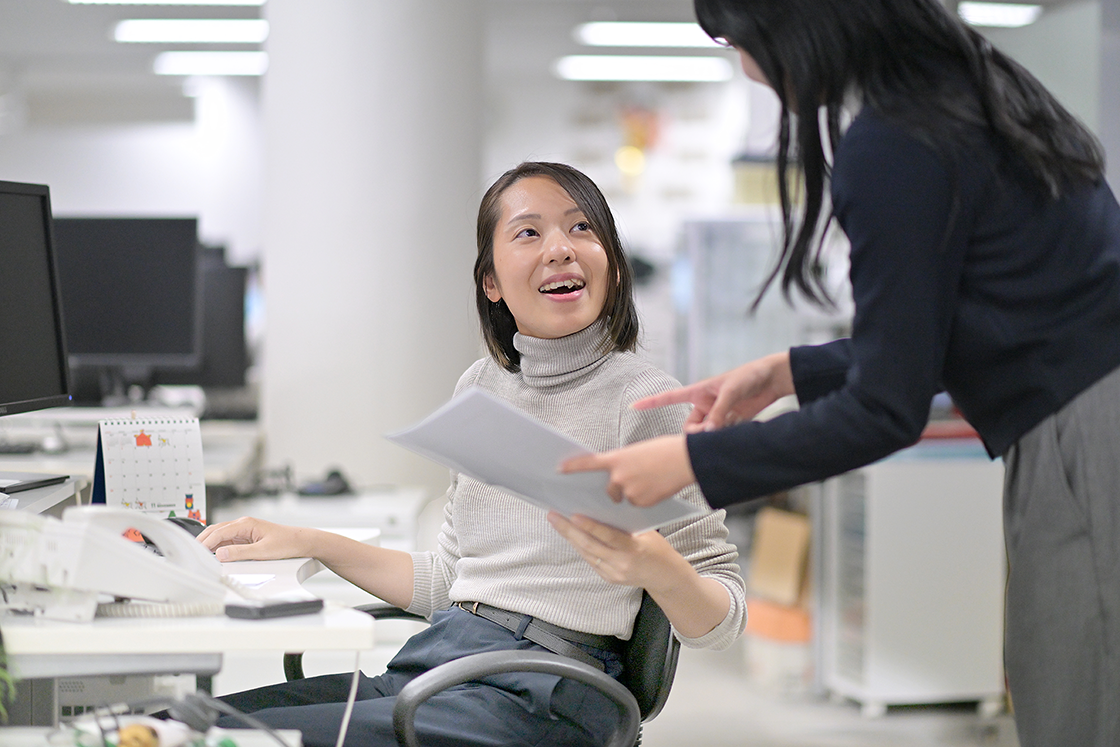 メンバーから頼りにされる。経験を積んで辿り着いた自信の持てる仕事。